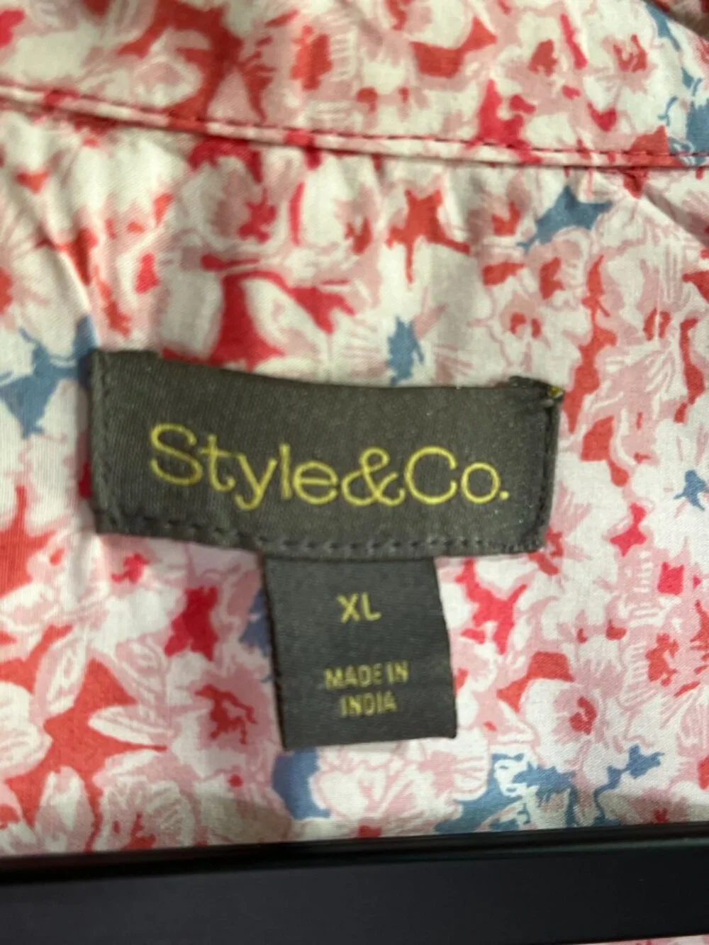 Style & Co Women's Cotton Split-Neck Popover Shirt XL - BRAND NEW